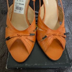 Sunny Orange Women's Heels - NEW